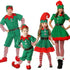 2019 green Elf Girls christmas Costume Festival Santa Clause for Girls New Year chilren clothing Fancy Dress Xmas Party Dress - menochic